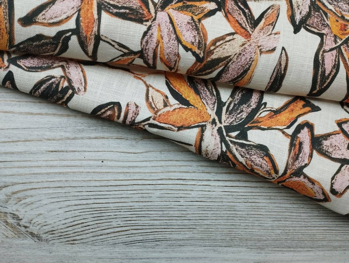 Ткань Лён  20619 4
