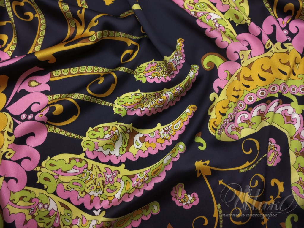 Ткань Шёлк  D&G ПГ 15772 2