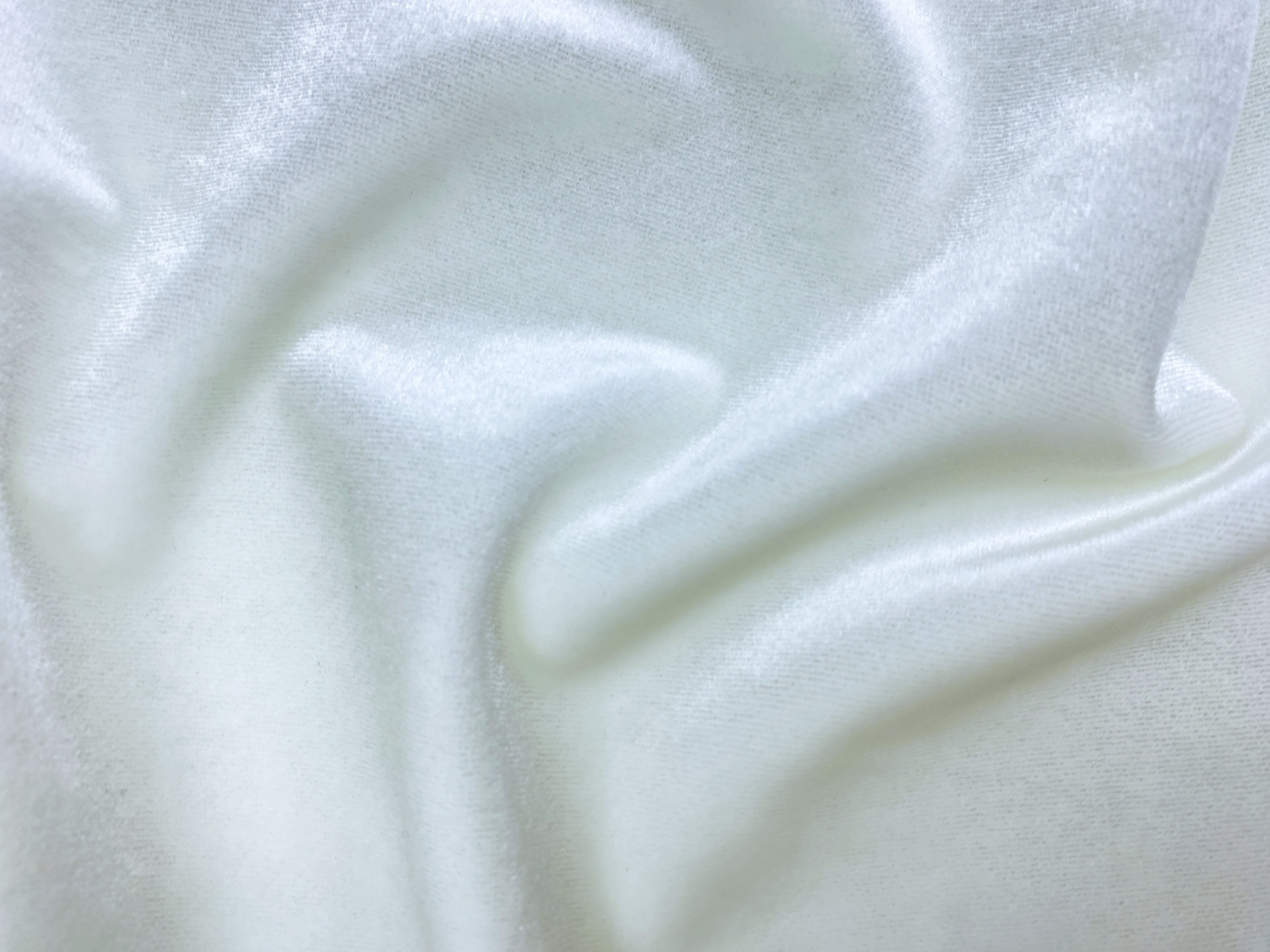 Ткань Бархат цвета экрю однотонная 03882 2